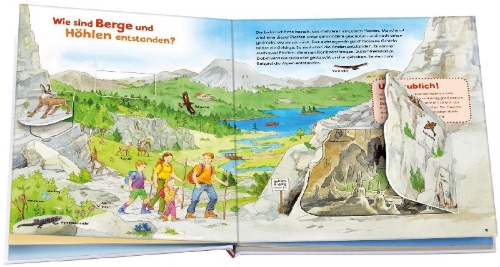 Buchcover und Innenansicht für das Buch: WAS IST WAS Junior Band 10. Unsere Erde