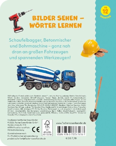 Buchcover und Innenansicht für das Buch: Kennst du das? Auf der Baustelle