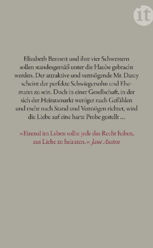 Buchcover und Innenansicht für das Buch: Pride and Prejudice, 1813