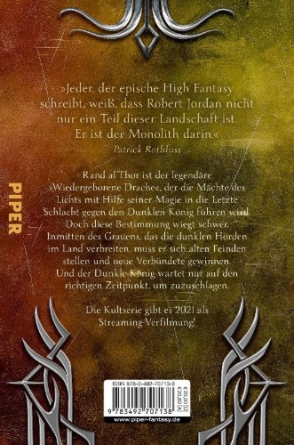 Buchcover und Innenansicht für das Buch: The Dragon Reborn