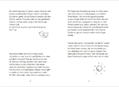 Buchcover und Innenansicht für das Buch: Ein Glückskeks für dich