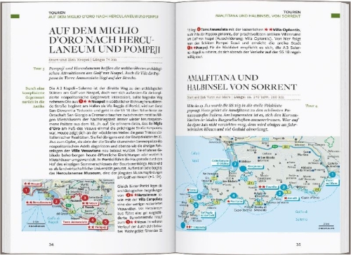 Buchcover und Innenansicht für das Buch: Baedeker Reiseführer Golf von Neapel, Ischia, Capri