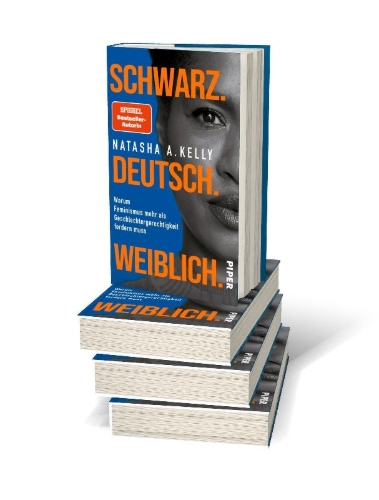 Buchcover und Innenansicht für das Buch: Schwarz. Deutsch. Weiblich.