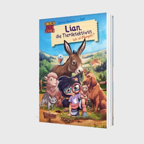 Buchcover und Innenansicht für das Buch: Lian, die Tierdetektivin 1: Wo ist Mumpitz?