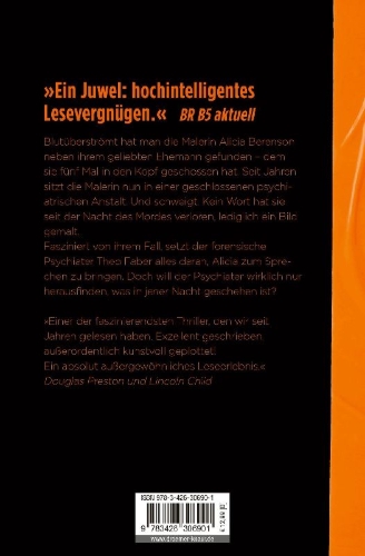 Buchcover und Innenansicht für das Buch: The Silent Patient