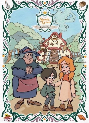 Buchcover und Innenansicht für das Buch: SimsalaGrimm: Hänsel und Gretel & Das tapfere Schneiderlein