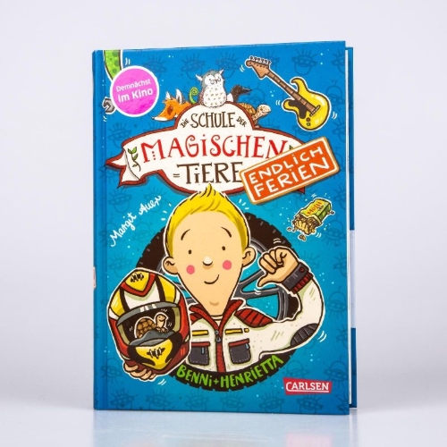 Buchcover und Innenansicht für das Buch: Die Schule der magischen Tiere. Endlich Ferien 5: Benni und Henrietta