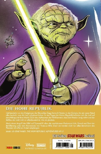 Buchcover und Innenansicht für das Buch: Star Wars : The High Republic Adventures #1-#5