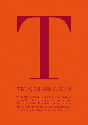 Buchcover und Innenansicht für das Buch: Trockenmauern