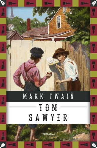 Buchcover und Innenansicht für das Buch: The Adventures of Tom Sawyer