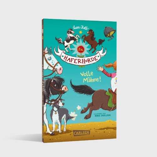 Buchcover und Innenansicht für das Buch: Die Haferhorde 2: Volle Mähne!