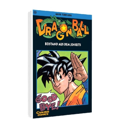 Buchcover und Innenansicht für das Buch: Dragon Ball 35. Beistand aus dem Jenseits