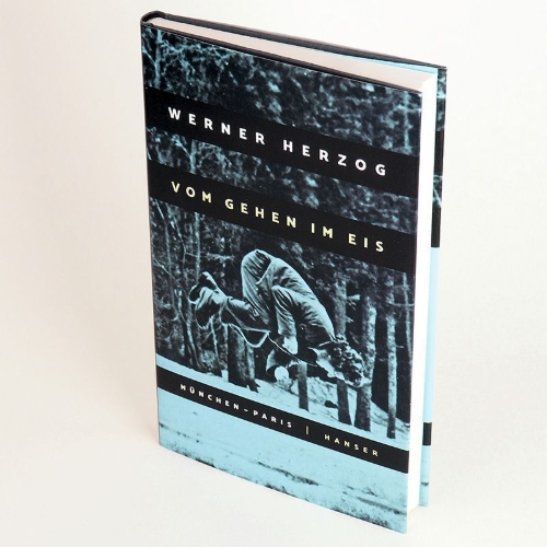 Buchcover und Innenansicht für das Buch: Vom Gehen im Eis