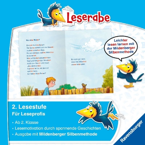 Buchcover und Innenansicht für das Buch: Besuch aus dem Weltraum - Leserabe 2. Klasse - Erstlesebuch für Kinder ab 7 Jahren