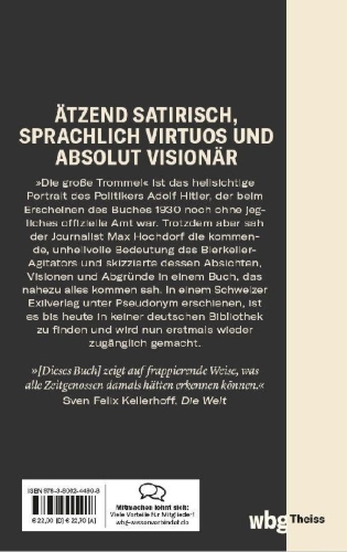 Buchcover und Innenansicht für das Buch: Die große Trommel