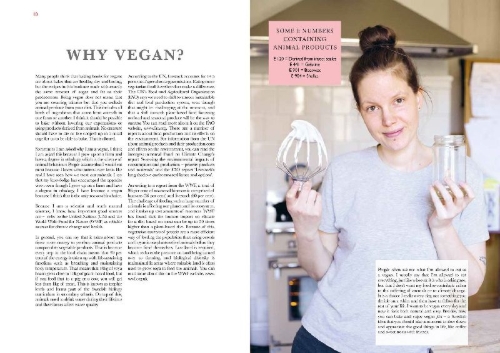 Buchcover und Innenansicht für das Buch: The Vegan Baking Bible