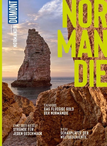 Buchcover und Innenansicht für das Buch: DUMONT Bildatlas Normandie
