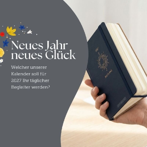 Buchcover und Innenansicht für das Buch: Terminplaner 2027 Eine Brise Meer