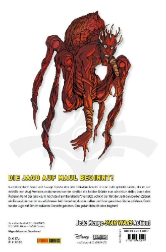 Buchcover und Innenansicht für das Buch: US-Star Wars: The Sith Hunters