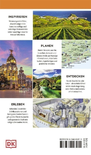 Buchcover und Innenansicht für das Buch: Vis-à-Vis Reiseführer Spanien