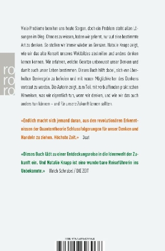 Buchcover und Innenansicht für das Buch: Der Quantensprung des Denkens