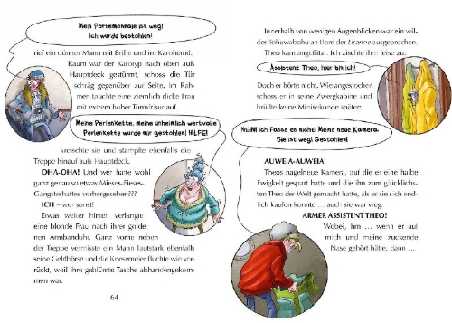Buchcover und Innenansicht für das Buch: Flätscher 07 - Kalte Füße, heiße Spur