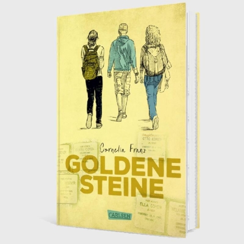 Buchcover und Innenansicht für das Buch: Goldene Steine
