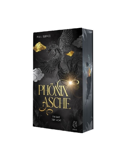 Buchcover und Innenansicht für das Buch: Phönixasche - Die Saat der Nacht