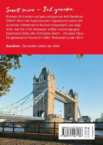 Buchcover und Innenansicht für das Buch: Baedeker SMART Reiseführer London