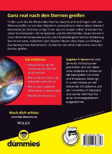 Buchcover und Innenansicht für das Buch: Astronomie für Dummies
