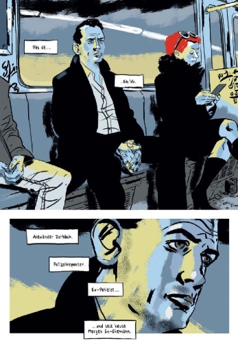 Buchcover und Innenansicht für das Buch: Der Augensammler (Graphic Novel)