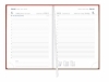 Buchcover und Innenansicht für das Buch: Tages-Cheftimer A5, rot 2027