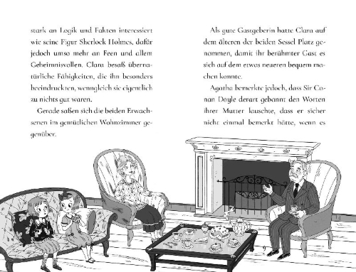 Buchcover und Innenansicht für das Buch: Christie and Agatha's Detective Agency - Of Mountains and Motors