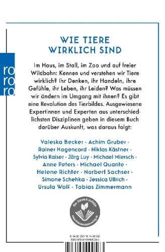Buchcover und Innenansicht für das Buch: Das unterschätzte Tier