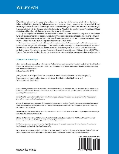 Buchcover und Innenansicht für das Buch: Lehrbuch der Molekularen Zellbiologie