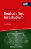 Buchcover und Innenansicht für das Buch: Deutsch fürs Jurastudium