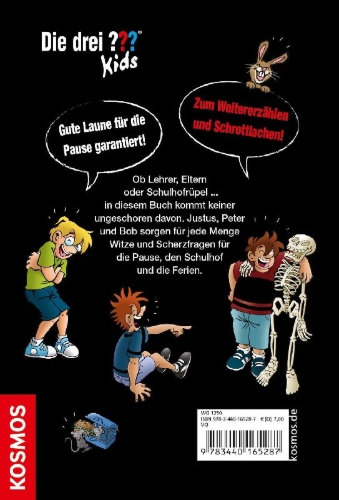 Buchcover und Innenansicht für das Buch: Die drei ??? Kids, Schülerwitze