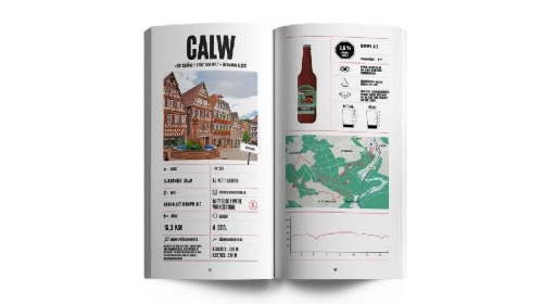 Buchcover und Innenansicht für das Buch: Bierwandern Schwarzwald