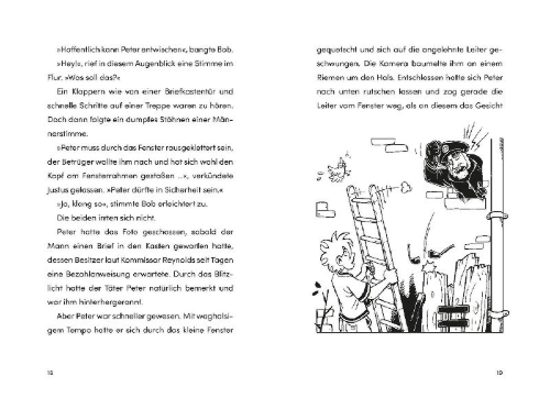 Buchcover und Innenansicht für das Buch: Die drei ??? Kids, 97, Die Fragezeichen-Falle