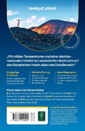 Buchcover und Innenansicht für das Buch: LONELY PLANET Reiseführer Kanarische Inseln