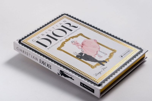 Buchcover und Innenansicht für das Buch: Christian Dior. The Illustrated World of a Fashion Icon