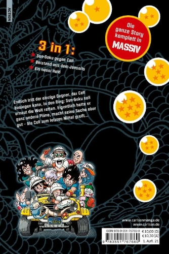 Buchcover und Innenansicht für das Buch: Dragon Ball Triple Edition