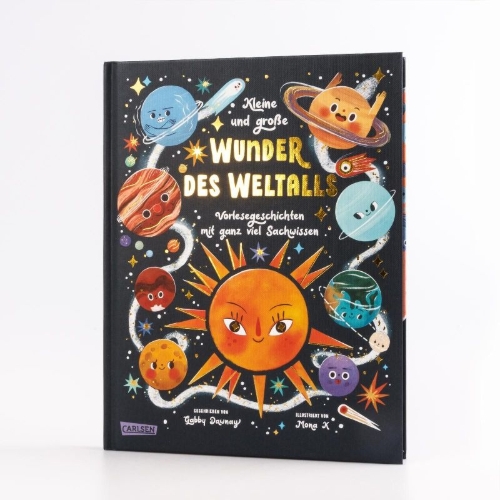 Buchcover und Innenansicht für das Buch: Kleine und große Wunder des Weltalls