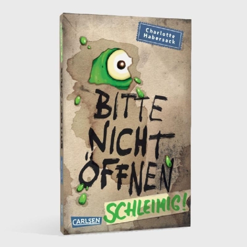 Buchcover und Innenansicht für das Buch: Bitte nicht öffnen 2: Schleimig!