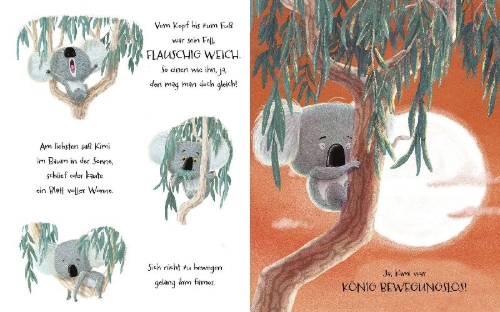 Buchcover und Innenansicht für das Buch: The Koala Who Could