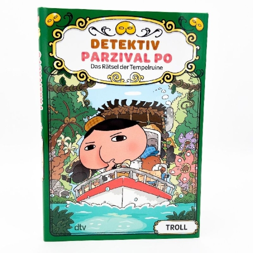 Buchcover und Innenansicht für das Buch: Detektiv Parzival Po (5) - Das Rätsel der Tempelruine
