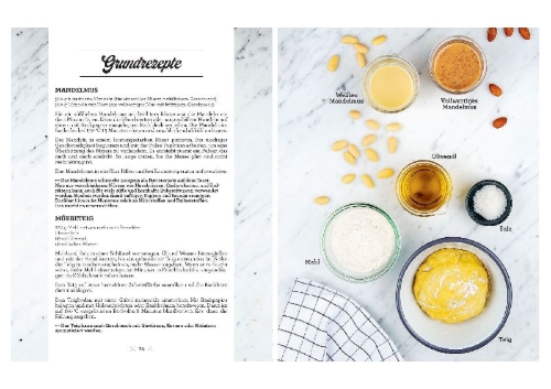 Buchcover und Innenansicht für das Buch: Plats vegan en 4 Ingrédients