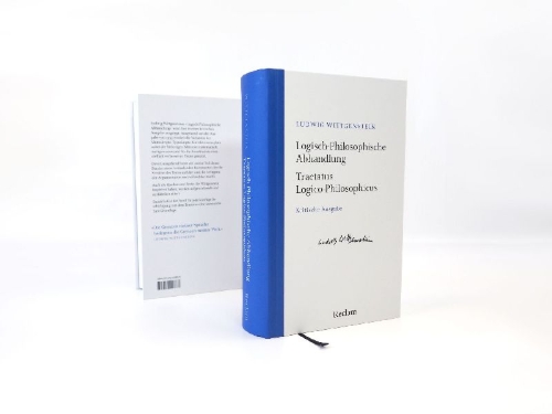 Buchcover und Innenansicht für das Buch: Logisch-Philosophische Abhandlung · Tractatus Logico-Philosophicus. Kritische Ausgabe