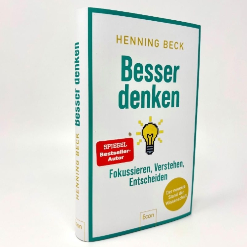 Buchcover und Innenansicht für das Buch: Besser denken