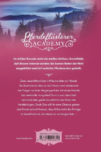 Buchcover und Innenansicht für das Buch: Pferdeflüsterer-Academy, Band 13 - Taminos Entführung